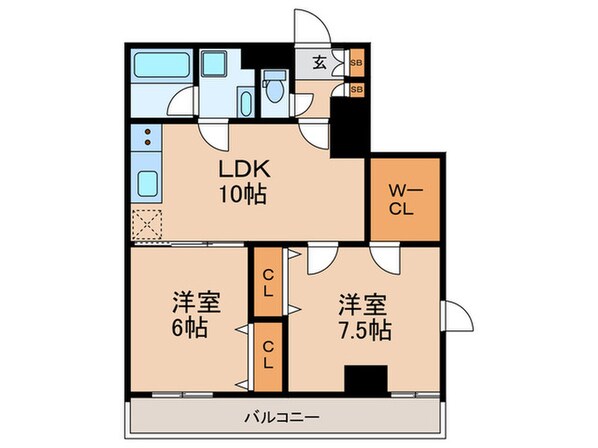 パークフラッツ西早稲田の物件間取画像